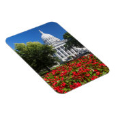 花が州キャピトル建物の前に マグネット (右側)