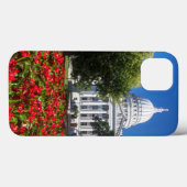 花が州キャピトル建物の前に Case-Mate iPhoneケース (裏面 (横))