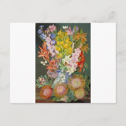 花が平和の愛の信仰を咲感動的かせる ポストカード (正面)