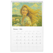 花が彼女に出会う場所 カレンダー (2月 2026)