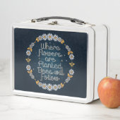 花が植えられる弁当箱 メタルランチボックス (インサイチュ)