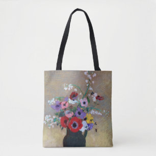 花が混ざった花瓶リドン トートバッグ