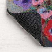 花が混ざった花瓶リドン マウスパッド (コーナー)