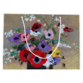 花が混ざった花瓶リドン ラージペーパーバッグ (裏面)