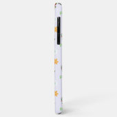 花が灰色に模様を付ける Case-Mate iPhoneケース (裏面/左)