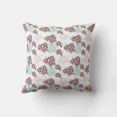 花が生える花瓶緑の国フローラ クッション (裏面)