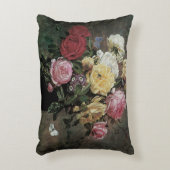 花が生える静物詩オラフ・ハーマンセン アクセントクッション (正面(垂直))