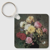 花が生える静物詩オラフ・ハーマンセン キーホルダー (正面)