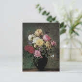 花が生える静物詩オラフ・ハーマンセン ポストカード (スタンド正面)