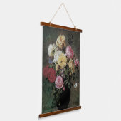 花が生える静物詩オラフ・ハーマンセン 吊り下げ型タペストリー (傾斜あり)