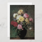 花が生える静物詩オラフ・ハーマンセン 招待状 (正面/裏面)