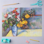 花が生まれる静かな生活，ポール・セザンヌ 薄葉紙 (クラフト)