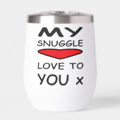 花が目立つ愛とロゴメッセージ (正面)