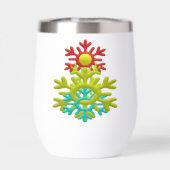 花が目立つ愛とロゴメッセージ (背面)