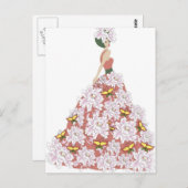 花が着る ポストカード (正面/裏面)