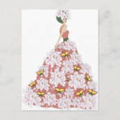 花が着る ポストカード (正面)