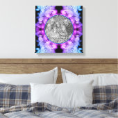 花が着色された自分の写真を作成 キャンバスプリント (インサイチュ (寝室))