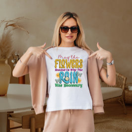 花が私たちを思い出させる Tシャツ