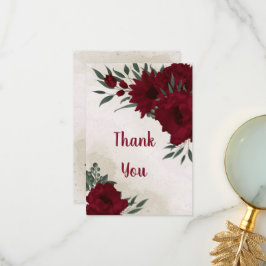 花が緑に燃える サンキューカード