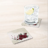 花が緑に燃える ペーパーコースター (インサイチュ)