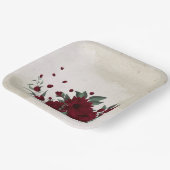 花が緑に燃える ペーパープレート (傾斜あり)