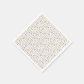 花が美しいに咲く スタンダードカクテルナプキン (角)
