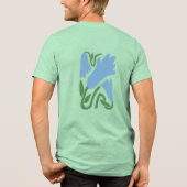 花が美しく香るTシャツ トライブレンドTシャツ (裏面)