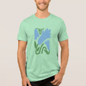 花が美しく香るTシャツ トライブレンドTシャツ (正面)