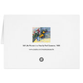 花が花瓶に入るポールセザンヌ (裏面横)