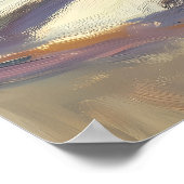 花が花瓶に飾られた窓 – 印象派 ポスター (角)