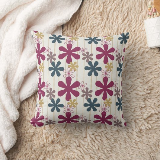花が落ちるアメリカのMOJO枕 クッション (ブランケット)