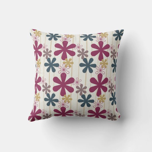 花が落ちるアメリカのMOJO枕 クッション (裏面)