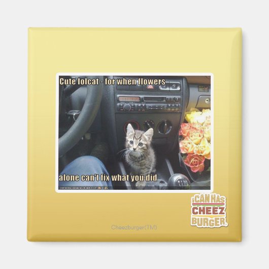 花が足りない時 マグネット (正面)