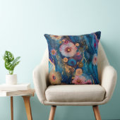 花きらめくオートクチュール植物学 クッション (椅子)