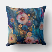 花きらめくオートクチュール植物学 クッション (裏面)