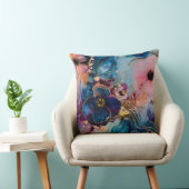 花きらめくオートクチュール植物学 クッション (椅子)