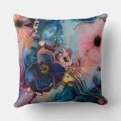 花きらめくオートクチュール植物学 クッション (裏面)