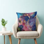 花きらめくオートクチュール植物学 クッション (椅子)