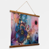 花きらめくオートクチュール植物学 吊り下げ型タペストリー (傾斜あり)