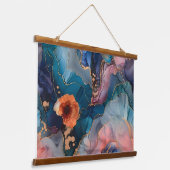 花きらめくオートクチュール植物学 吊り下げ型タペストリー (傾斜あり)