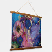 花きらめくオートクチュール植物学 吊り下げ型タペストリー (傾斜あり)