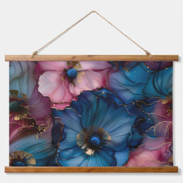 花きらめくオートクチュール植物学 吊り下げ型タペストリー