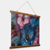 花きらめくオートクチュール植物学 吊り下げ型タペストリー (傾斜あり)