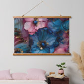 花きらめくオートクチュール植物学 吊り下げ型タペストリー (寝室)