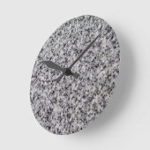 花こう岩のためのそれを取って下さい! ラウンド壁時計 (傾斜)