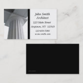 花こう岩のコラムの名刺 名刺 (正面/裏面)