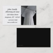 花こう岩のコラムの名刺 名刺 (正面/裏面)