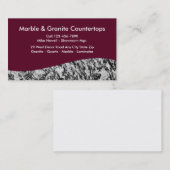 花こう岩のディストリビューターの名刺 名刺 (正面/裏面)