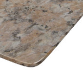 花こう岩の一見のガラスまな板 カッティングボード (角)