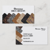 花こう岩の名刺 名刺 (正面/裏面)